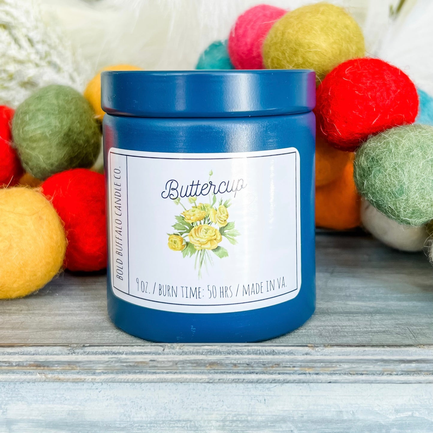 9oz Wooden Wick Soy Candle