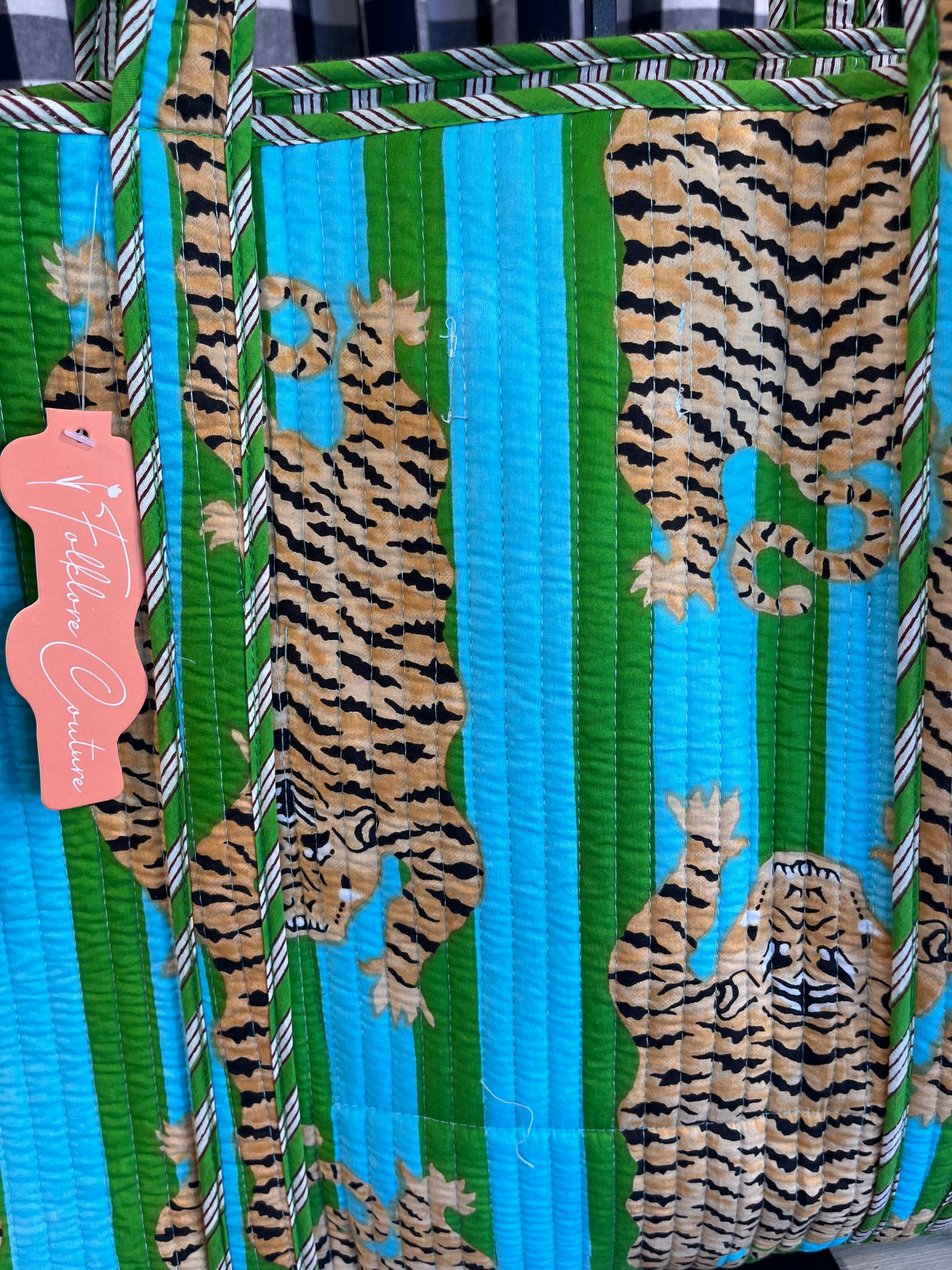 Quilted Tiger Bag