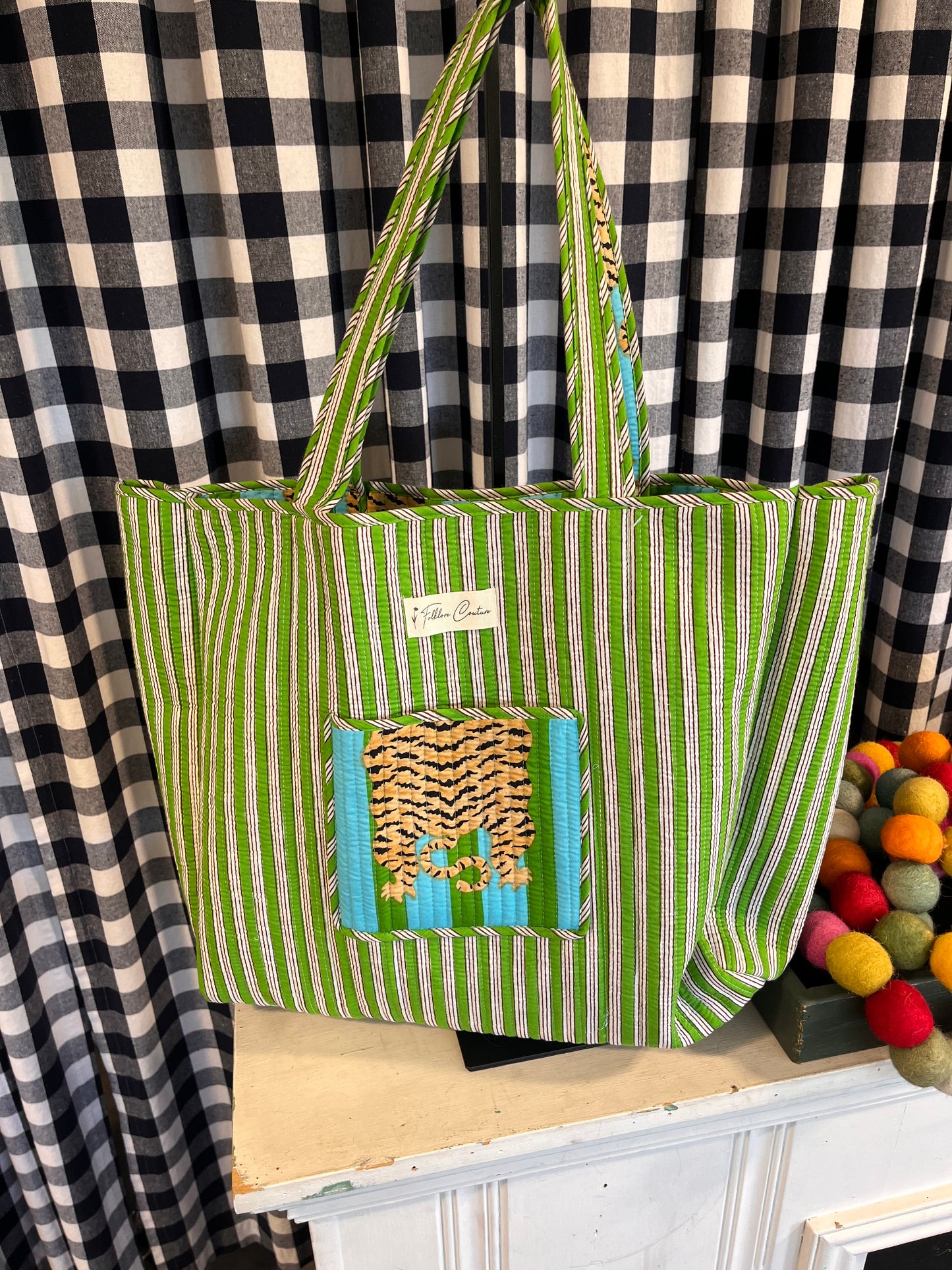 Quilted Tiger Bag