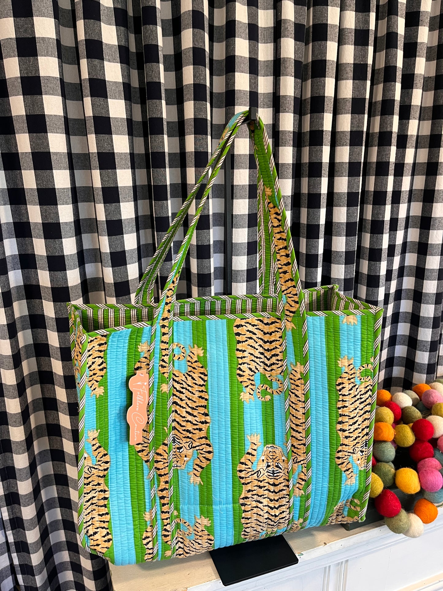 Quilted Tiger Bag