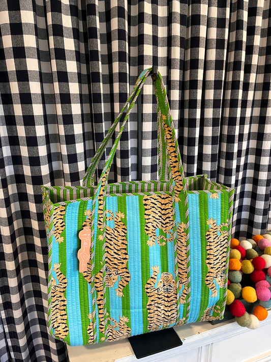 Quilted Tiger Bag